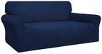 Easy-Going 100% Waterproof Couch Cover, Dual Waterproof Sofa Cover, Stretch Jacquard Sofa Slipcover, Leakproof Furniture Protector for Kids, Pets, Dog and Cat(Oversized Sofa, Navy)