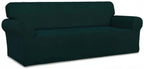 PureFit Super Stretch Sofa Slipcover – Spandex Non Slip Soft Couch Sofa Cover, Washable Furniture Protector with Non Skid Foam and Elastic Bottom for Kids, Pets （Sofa, Deep Teal）