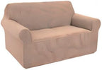 U-NICE HOME Loveseat Cover Stretch Couch Cover Sofa Cover Sofa Slipcover Furniture Protector for 2 Cushion Couch Sofa Pet Friendly(Loveseat, Camel)