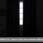 Yakamok Wide Thermal Blackout Patio Door Curtain Panel, Dark Green Grommet Sliding Door Insulated Curtains, Extra Wide Curtains for Sliding Glass Door, Emerald Green, W52 x L84, 1 Panel