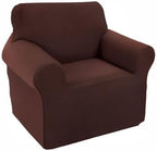 U-NICE HOME Recliner Chair Covers Stretch Couch Cover Sofa Cover Sofa Slipcover Furniture Protector for Chair Cover Pet Friendly(Armchair, Chocolate)