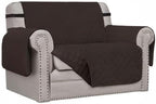 Easy-Going Oversized Chair Sofa Slipcover Reversible Sofa Cover Water Resistant Couch Cover Furniture Protector Cover with Elastic Straps for Pets Dog (Oversized Chair, Chocolate/Chocolate)
