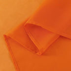 SpaceDresser Basic Rod Pocket Sheer Voile Window Curtain Panels White 1 Pair 2 Panels 38 Width 84 Inch Long for Kitchen Bedroom Children Living Room Yard(Orange,38 W x 84 L)