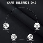 LEMOMO Black Blackout Curtains 66 x 63 Inch Length/Set of 2 Curtain Panels/Thermal Insulated Room Darkening Blackout Curtains for Bedroom