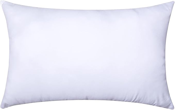 MIULEE Throw Pillow Insert Premium Pillow Stuffer Sham Rectangle Form for Decorative Cushion Bed Couch Sofa 20x36 Inch