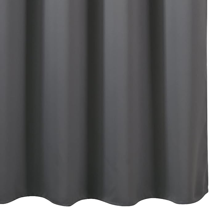 LEMOMO Frost Grey Blackout Curtains 66 x 63 Inch Length/Set of 2 Curtain Panels/Thermal Insulated Room Darkening Blackout Curtains for Bedroom