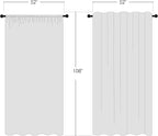 NICETOWN Voile Taupe Sheer Curtains 84 Inches Long, Grommet Airy & Lightweight Window Draperies Translucent Elegant Panels for Living Room/Bedroom,W54 x L84, Set of 2