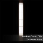 LEMOMO Brown Thermal Blackout Curtains/52 x 72 Inch/Set of 2 Panels Room Darkening Curtains for Bedroom