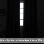 Yakamok Blackout Curtains Room Darkening Thermal Insulated Window Panels,Solid Grommet Top Drapes for Bedroom/Living Room(62Wx96L, Light Grey, 2 Panels)