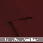 Yakamok Blackout Curtains Room Darkening Thermal Insulated Window Panels,Solid Grommet Top Drapes for Bedroom/Living Room(62Wx84L, Burgundy Red, 2 Panels)