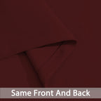 Yakamok Room Darkening Curtains 62x84 inch Length Burgundy Red-Living Room