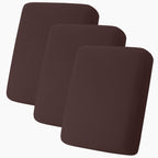 hyha Milk Silk Couch Cushion Covers, Sofa Covers for 3 Cushion Couch