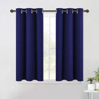 NICETOWN Royal Blue Blackout Draperies Curtains, All Season Thermal Insulated Solid Grommet Top Blackout Curtains/Drapes for Kid's Room (1 Pair, 42 x 45 Inch in Royal Blue)