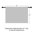 RYB HOME Short Blackout Privacy Curtains 30 inch Long for Bathroom Window