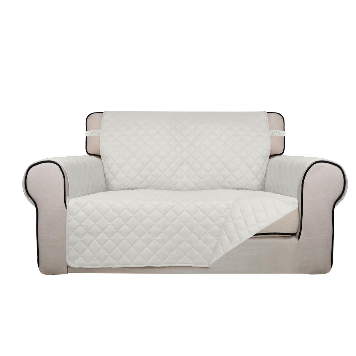 PureFit Reversible Quilted Couch Covers for Dogs Loveseat Sofa Cover 46.5”