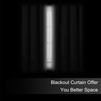 LEMOMO Blackout Curtains 66 x 54 Inch Long Light Grey Curtains Set of 2 Panels Room Darkening Curtains for Bedroom and Living Room