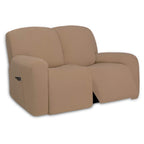 PureFit Super Stretch Loveseat Recliner Sofa Couch Cover with Pocket