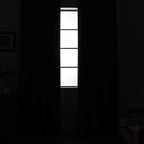 Yakamok Black 100% Blackout Curtains 72 Inches Long for Bedroom 52" Wide