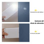 NICETOWN Cold Reducing Curtains, 100% Sun Blocking Curtains, Sound Proof Drapes with Black Backing, Full Light Blocking Panels for Patio Sliding Door (Stone Blue, 1 Pair, 55 inches x 102 inches)