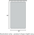 Aiyufeng Sheer Window Curtain Panels 96 Inch Long 2 Pieces, Voile Top Dual Rod Pocket Breathable Fashion Drapes Window Treatment for Wedding Ceremony/Bedroom/Living Room, 40W x 96L inches, Burgundy
