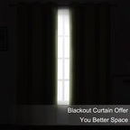 LEMOMO Sage Green Thermal Blackout Curtains/42 x 95 Inch/Set of 2 Panels Room Darkening Curtains for Bedroom