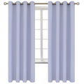 BGment Room Darkening Curtains 72 Inches Long - Grommet Thermal Insulated Drapes Window Treatment Curtains for Bedroom, 2 Panels, 52 x 72 Inch, Lavander