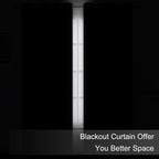 LEMOMO Blackout Curtains 52 x 120 Inch Long Black Curtains Set of 2 Panels Room Darkening Curtains for Bedroom and Living Room