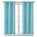 BGment Short Curtains for Small Window 54 Inch Long - Baby Blue 2 Panels