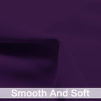 Yakamok Purple Blackout Curtains for Bedroom,Thermal Insulated Blackout Grommet Top Drapes for Living Room,38x54 Inch, 2 Panels