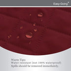 Easy-Going Recliner Chair Slipcover Reversible Sofa Cover Water Resistant Couch Cover Furniture Protector with Elastic Straps for Pets Dog (Recliner 22 inch, Christmas Red/Ivory)