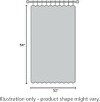 BGment Classic Blue Blackout Curtains for Bedroom 54 Inch Long - 2 Panels