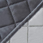 Easy-Going Reversible Couch Cover, 4 Seater Sofa, Gray/Light Gray