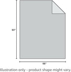 Exclusivo Mezcla 3D Fleece Twin Size Blanket for Bed, Tie-dye Grey