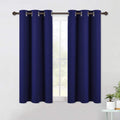 NICETOWN Living Room Blackout Curtain Panels, Window Treatment Energy Saving Thermal Insulated Solid Grommet Blackout Drapes/Draperies (1 Pair, 42 by 54-Inch, Royal Blue)