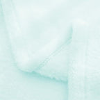 Exclusivo Mezcla Plush Fuzzy Fleece Throw Blanket, Super Soft, Fluffy and Warm Blankets for Couch, Bed, All Season (Mint Green, 40x50 inches)