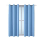 ChrisDowa Room Darkening Curtains for Bedroom and Living Room 45 Inch Long