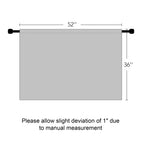 RYB HOME Short Curtains for Small Window Kitchen Bathroom Cafe RV Camper