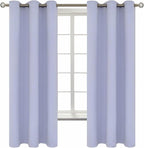 BGment Room Darkening Curtains 63 Inches Long - Grommet Thermal Insulated Drapes Window Treatment Curtains for Bedroom, 2 Panels, 42 x 63 Inch, Lavander
