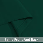 Yakamok Blackout Curtains Room Darkening Thermal Insulated Window Panels,Solid Grommet Top Drapes for Bedroom/Living Room(70Wx84L, Dark Green, 2 Panels)