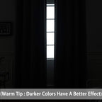Yakamok Pink Room Darkening Curtains 84 inch Sliding Door Drapes
