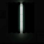 LEMOMO Blackout Curtains 66 x 54 Inch Long Dark Green Curtains Set of 2 Panels Room Darkening Curtains for Bedroom and Living Room