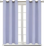 BGment Room Darkening Curtains 54 Inches Long - Grommet Thermal Insulated Drapes Window Treatment Curtains for Bedroom, 2 Panels, 38 x 54 Inch, Lavander