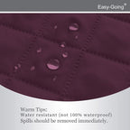 Easy-Going Recliner Chair Slipcover Reversible Sofa Cover Water Resistant Couch Cover Furniture Protector with Elastic Straps for Pets Dog (Recliner 22 inch, Wine/Beige)