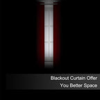 LEMOMO Blackout Curtains 66 x 54 Inch Long Red Curtains Set of 2 Panels Room Darkening Curtains for Bedroom and Living Room