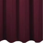 LEMOMO Blackout Curtains 66 x 72 Inch Long Burgundy Red Curtains Set of 2 Panels Room Darkening Curtains for Bedroom and Living Room