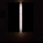 LEMOMO Chocolate Brown Blackout Curtains 42 x 54 Inch Length Set of 2 Panels Grommet Bedroom Curtains for Living Room