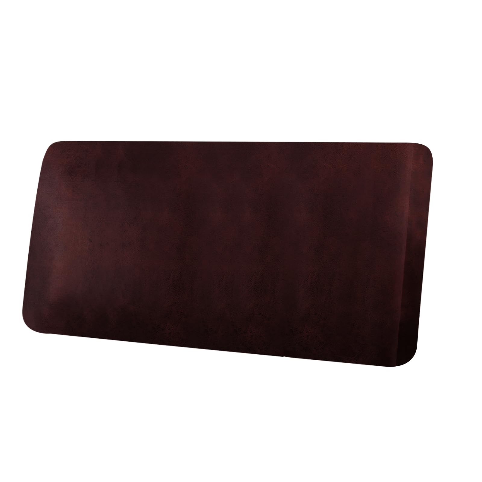 ANARACHON Leather Look Couch Cushion Covers Sofa Seat Slipcovers Sets Couches Furniture Protector for Sectional Armchair Loveseat Pets Kids Stretch Spandex Fabric (1 Cushion Loveseat, Burgundy)