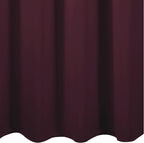 LEMOMO Burgundy Red Thermal Blackout Curtains/52 x 72 Inch/Set of 2 Panels Room Darkening Curtains for Bedroom