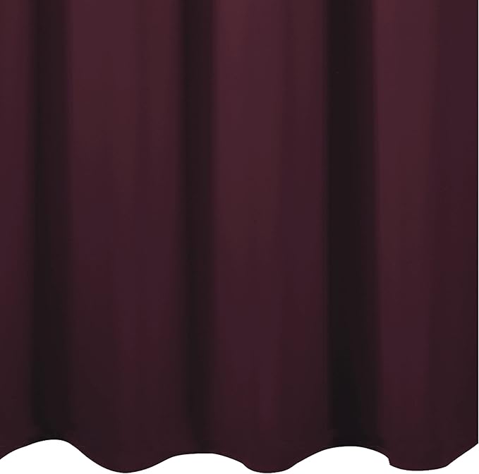 LEMOMO Burgundy Red Blackout Curtains 42 x 63 Inch Length/Set of 2 Curtain Panels/Thermal Insulated Room Darkening Blackout Curtains for Bedroom