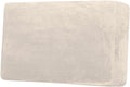 H.VERSAILTEX Velvet Stretch Individual Couch Cushion Cover Plush Slipcover for Loveseat Sofa Furniture Protector Seat Cover (1 Piece Loveseat Cushion Cover, Ivory)